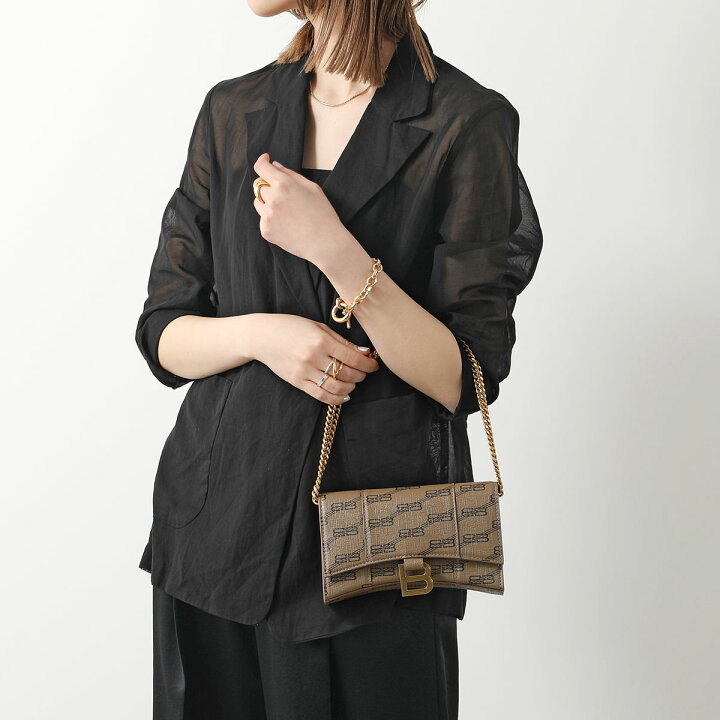 楽天市場】BALENCIAGA バレンシアガ ショルダーバッグ HOURGLASS 