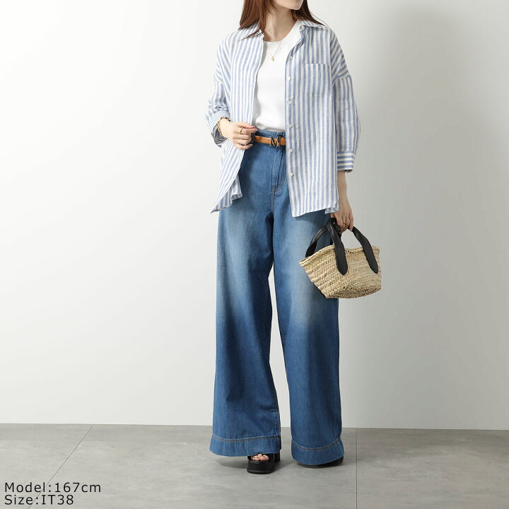 ✨美品✨MAX MARA WEEKEND LINE フラップポケットリネンシャツ 楽天 