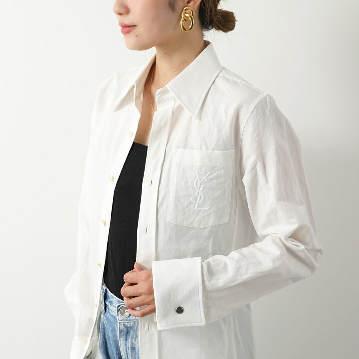 SAINT LAURENT サンローランリネンシャツ 美品 