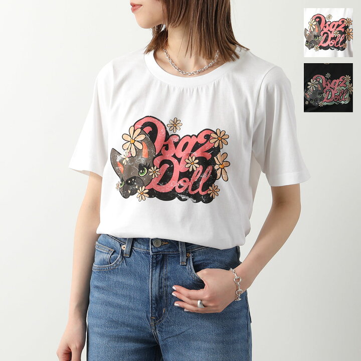 楽天市場】DSQUARED2 ディースクエアード Tシャツ HILDE DOLL EASY FIT 