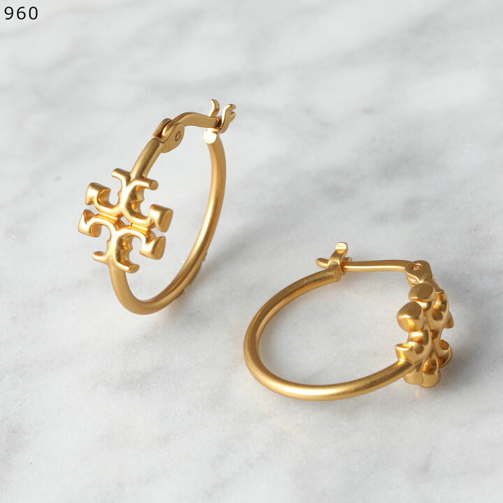 楽天市場】TORY BURCH トリーバーチ ピアス SMALL ELEANOR HOOP 