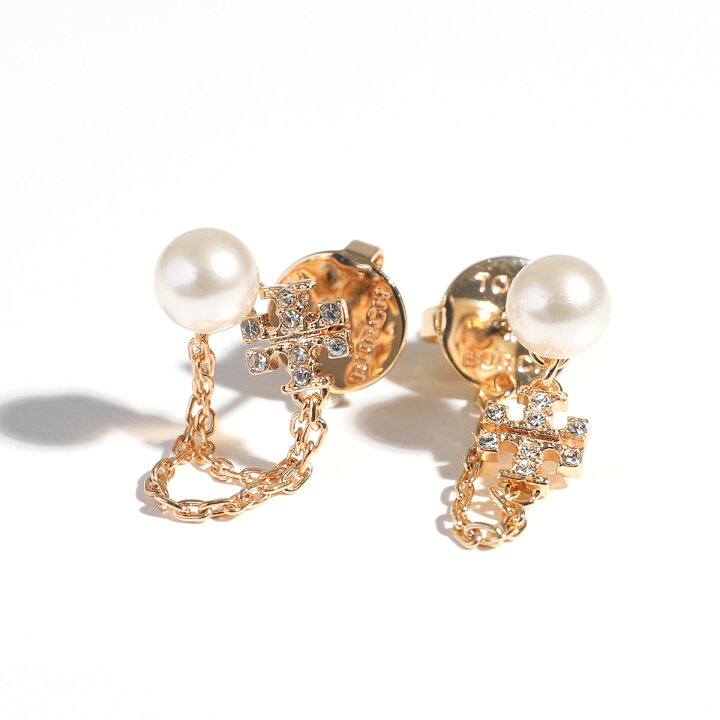 楽天市場】TORY BURCH トリーバーチ ピアス Kira Pearl Chain キラ 