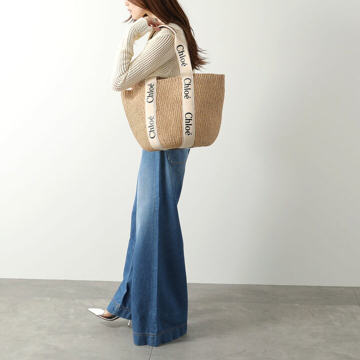楽天市場】Chloe クロエ かごバッグ WOODY ウッディ CHC22SS380G55  