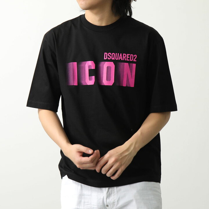 楽天市場】DSQUARED2 ディースクエアード Tシャツ ICON BLUR LOOSE FIT 