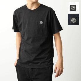 STONE ISLAND ストーンアイランド 半袖Tシャツ 801524113 メンズ ロゴパッチ ロゴT コットン クルーネック カットソー カラー3色