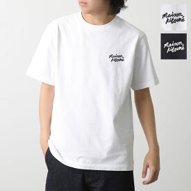 MAISON KITSUNE メゾンキツネ 半袖 Tシャツ MM00126KJ0118 メンズ ロゴ刺繍 クルーネック コットン カラー2色【po_fifth】