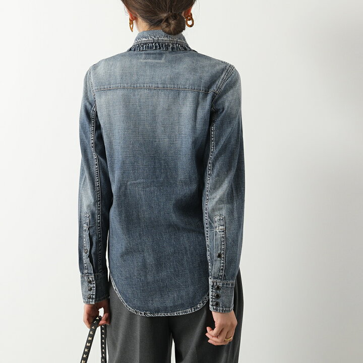 楽天市場】SAINT LAURENT サンローラン デニムシャツ 663871 Y24AA 