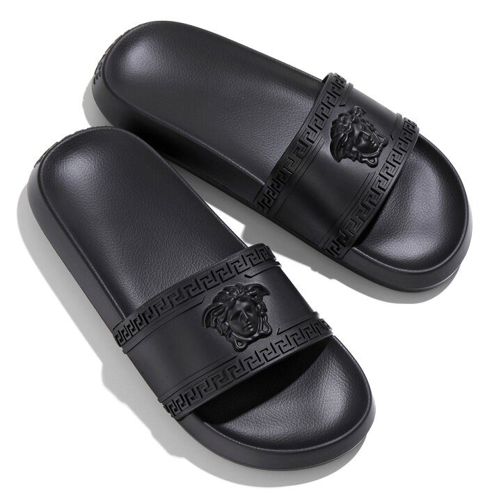 楽天市場】VERSACE ヴェルサーチ サンダル SLIDES GOMMA 1008733 DGO9G  