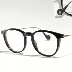 MONCLER モンクレール メガネ ML5072 メンズ ウェリントン型 めがね 眼鏡 ロゴ アイウェア 伊達メガネ 001【po_fifth】