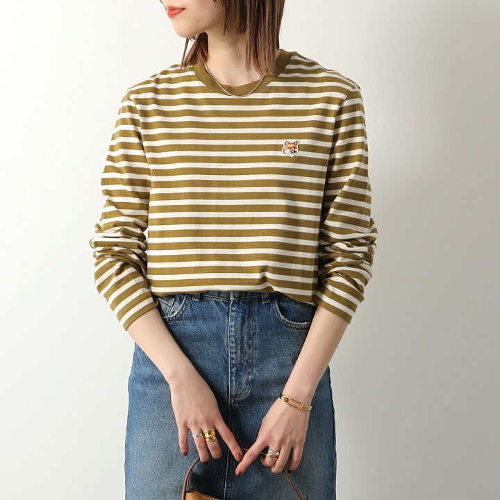 楽天市場】MAISON KITSUNE メゾンキツネ Tシャツ LM00105KJ0046 0044  