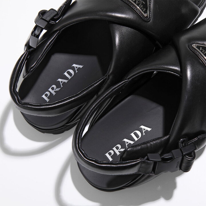 楽天市場】PRADA プラダ サンダル モノリス 2X3089 2DL8 メンズ 