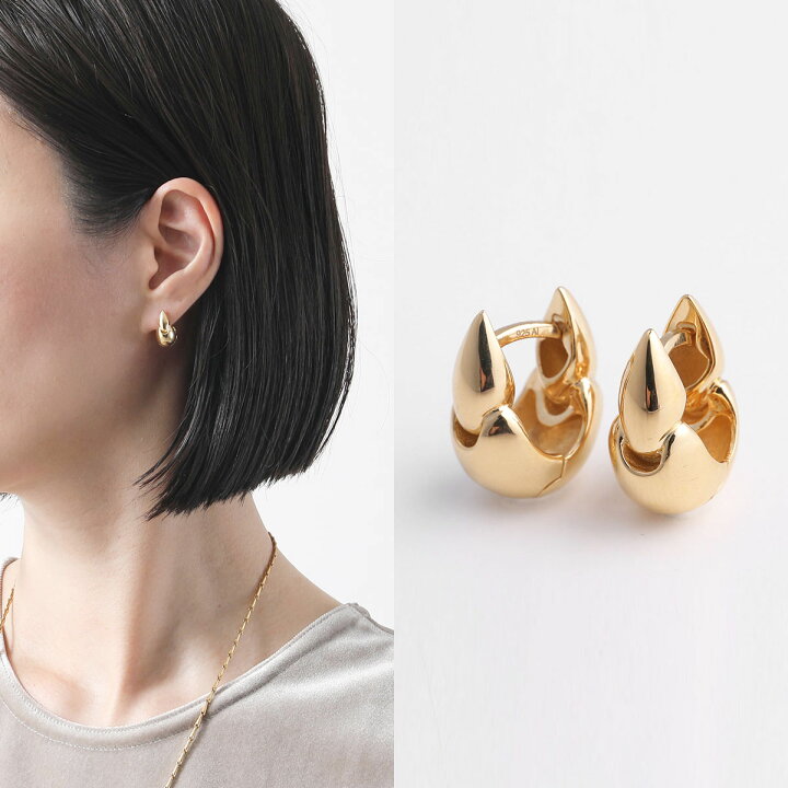楽天市場】ANNIKA INEZ アニカイネズ フープピアス Linked Hoops Sml 