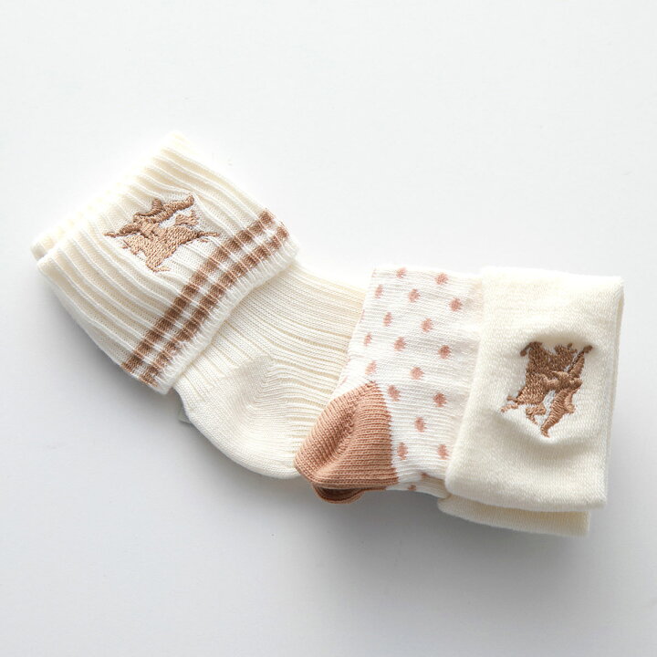 楽天市場】BURBERRY KIDS バーバリー キッズ ベビーソックス 8079697 