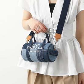 MARC JACOBS マークジェイコブス ショルダーバッグ THE MINI DUFFLE ミニダッフル 2S4HCR039H03 レディース ハンドバッグ デニム ロゴ 刺繍 鞄 422/BLUE-DENIM