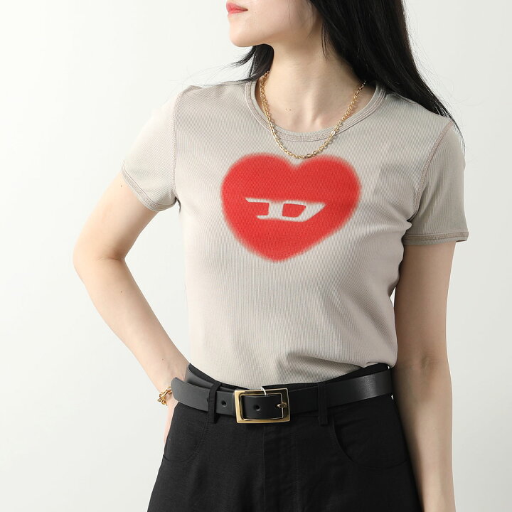 楽天市場】DIESEL ディーゼル Tシャツ T-ELE A12836 0SQAD レディース 