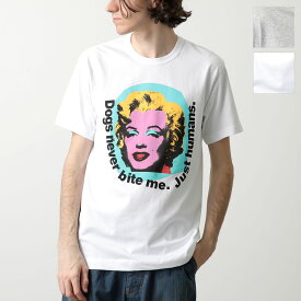 COMME des GARCONS SHIRT × Andy Warhol コムデギャルソン アンディ・ウォーホル コラボ 半袖 Tシャツ FM T005 S24 メンズ クルーネック カラー2色