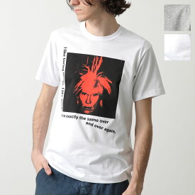 COMME des GARCONS SHIRT × Andy Warhol コムデギャルソン アンディ・ウォーホル コラボ 半袖 Tシャツ FM T006 S24 メンズ クルーネック カラー2色