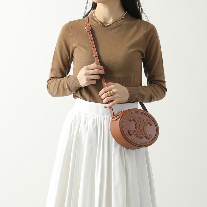 楽天市場】CELINE セリーヌ ショルダーバッグ Oval Bag 198603DXC.04LU  