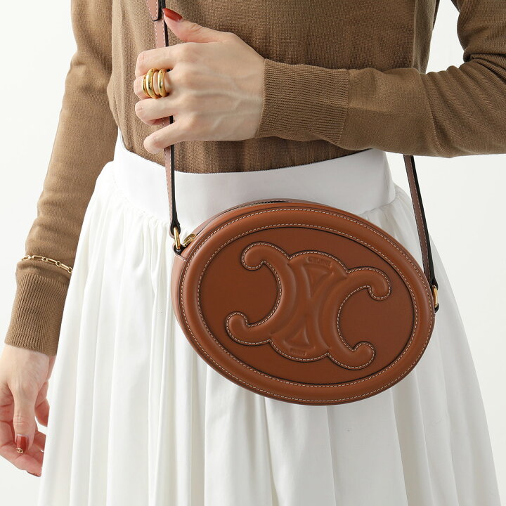 楽天市場】CELINE セリーヌ ショルダーバッグ Oval Bag 198603DXC.04LU  