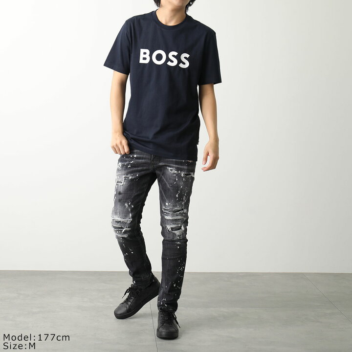 楽天市場】HUGO BOSS ヒューゴボス Tシャツ BLACK 50495742 メンズ 