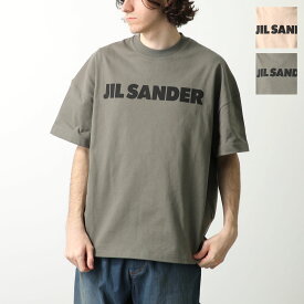 JIL SANDER ジルサンダー Tシャツ J21GC0001 J20215 メンズ 半袖 カットソー ロゴT コットン クルーネック カラー2色