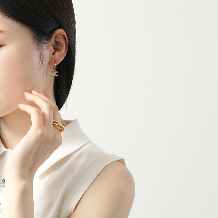 楽天市場】CELINE セリーヌ ピアス 460GC6BZI.35OR レディース  