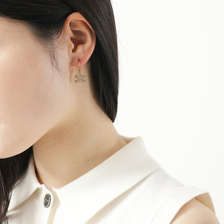 楽天市場】CELINE セリーヌ ピアス 460GC6BZI.35OR レディース  