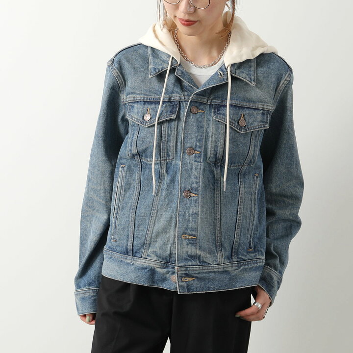 CELINE ラインストーンフリンジ デニムジャケット (CELINE/デニム  