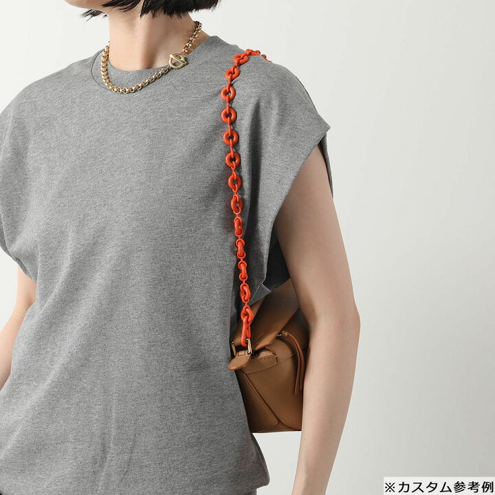楽天市場】LOEWE ロエベ ショルダーチェーン DONUT CHAIN SOLID STRAP 