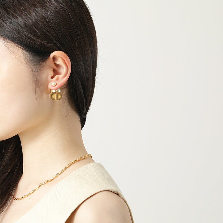 楽天市場】Dior ディオール ピアス E2959WOMRS レディース パール CD  