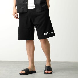 GIVENCHY ジバンシィ ハーフパンツ BM51863YAC メンズ コットン スウェットパンツ ショートパンツ 4G ロゴ 001/BLACK