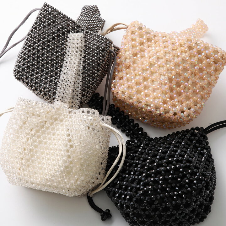 楽天市場】HVISK ヴィスク ハンドバッグ POKE BEADS レディース ビーズ  