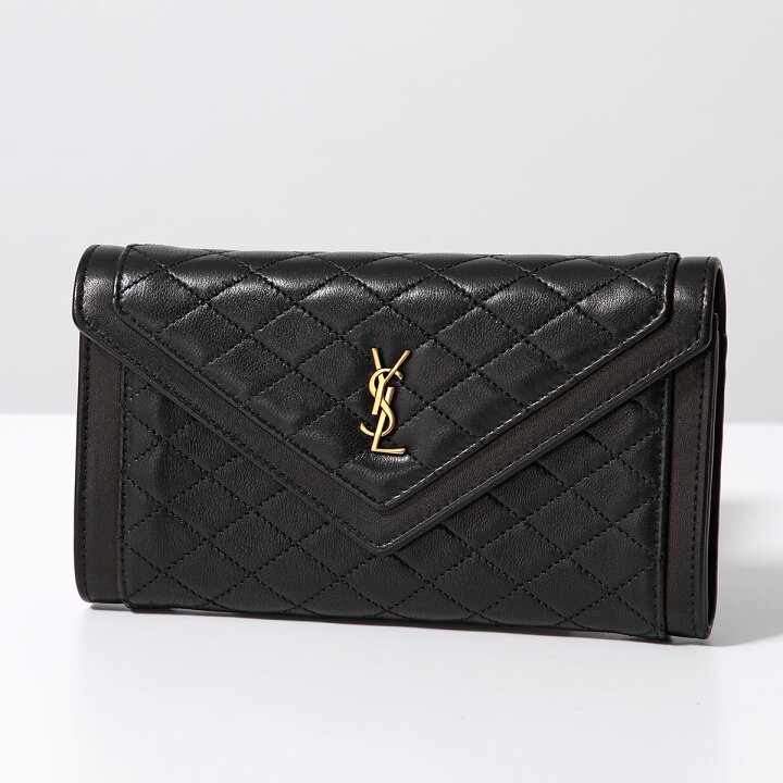 楽天市場】SAINT LAURENT サンローラン 二つ折り長財布 GABY ギャビー  
