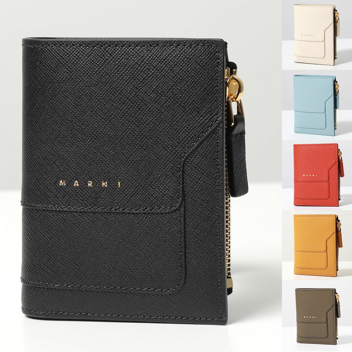 楽天市場】MARNI マルニ 二つ折り財布 PFMO0054U0 LV520 レディース  