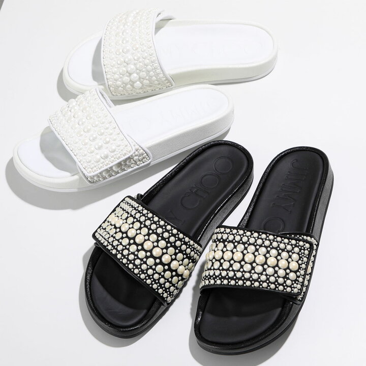 楽天市場】Jimmy Choo ジミーチュウ スライド サンダル FITZ/F ZWY 