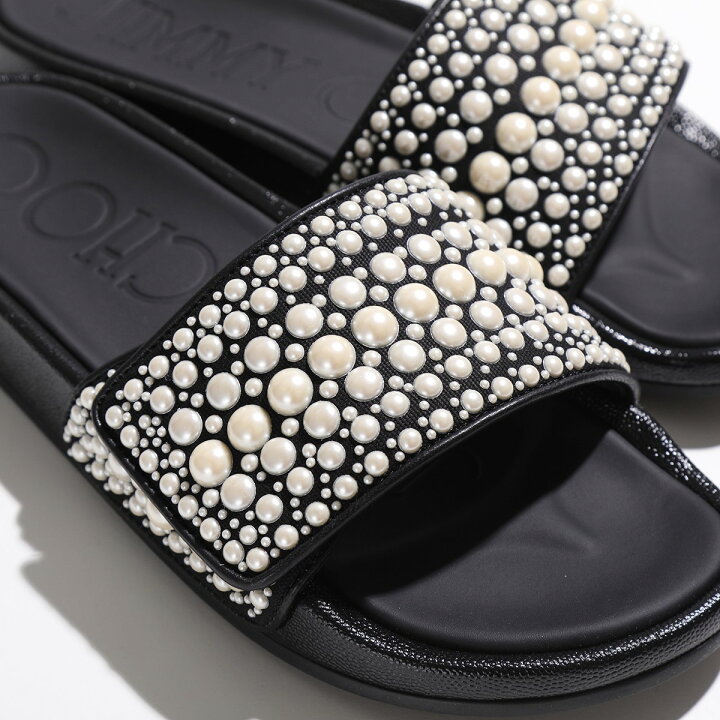 楽天市場】Jimmy Choo ジミーチュウ スライド サンダル FITZ/F ZWY 