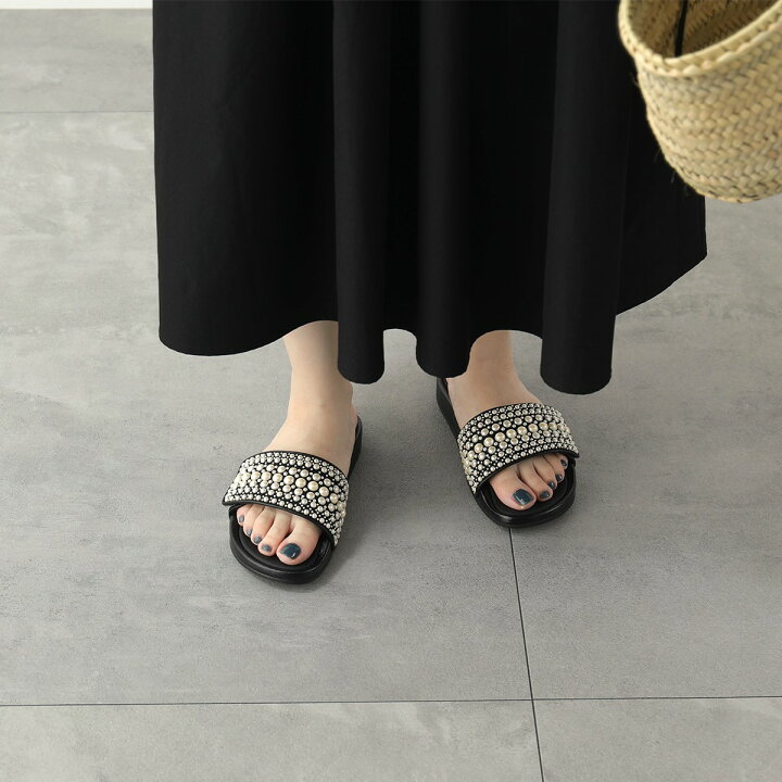 楽天市場】Jimmy Choo ジミーチュウ スライド サンダル FITZ/F ZWY  