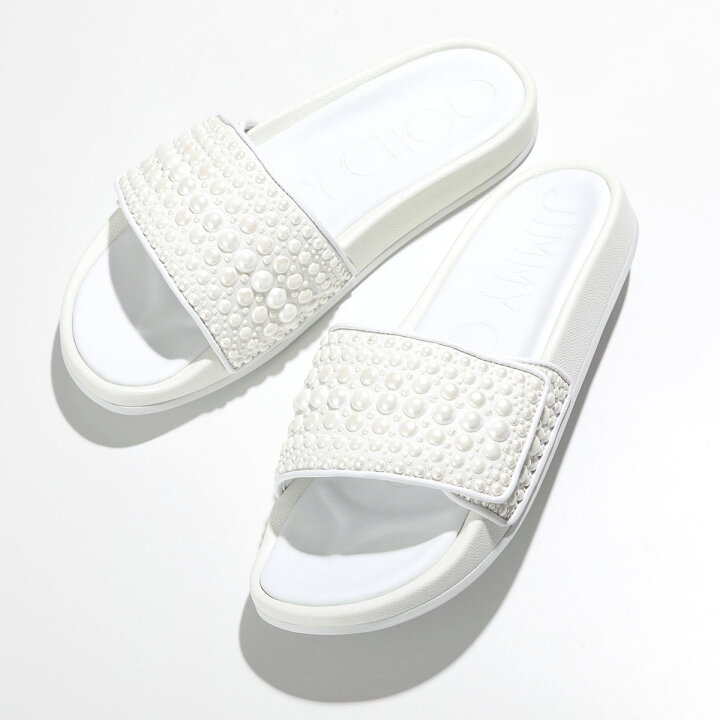 楽天市場】Jimmy Choo ジミーチュウ スライド サンダル FITZ/F ZWY 