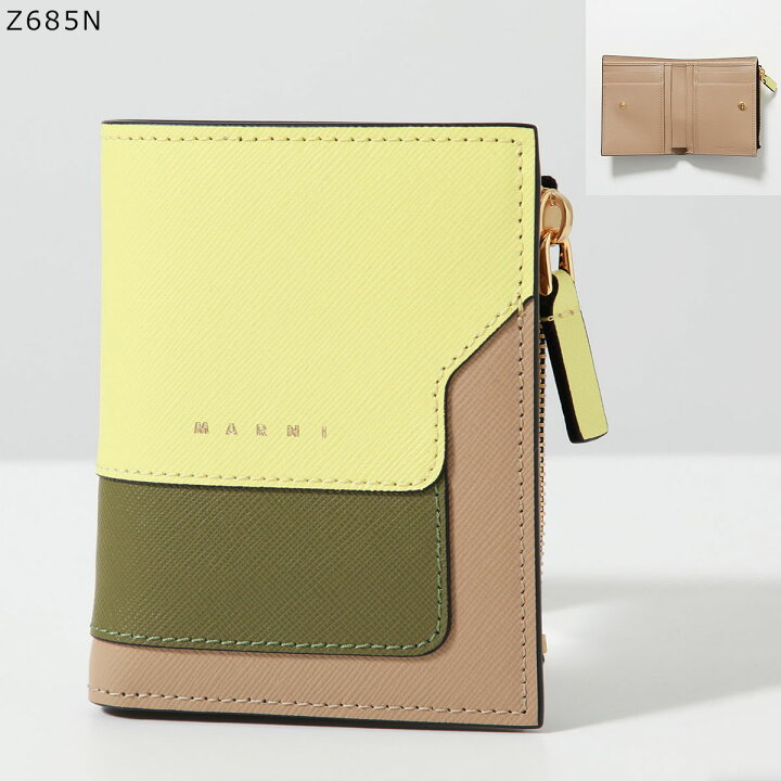 楽天市場】MARNI マルニ 二つ折り財布 PFMO0054U1 LV520 レディース 