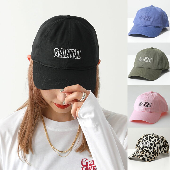 楽天市場】GANNI ガニー ベースボールキャップ Cap Hat A4603 5682 