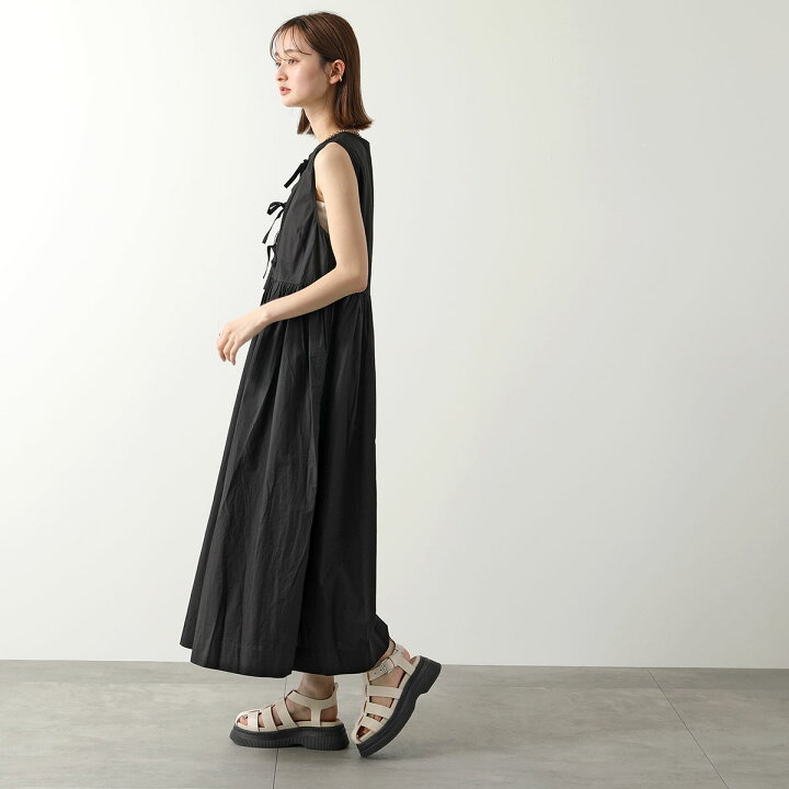 楽天市場】GANNI ガニー ワンピース Cotton Poplin Midi Dress F8453 