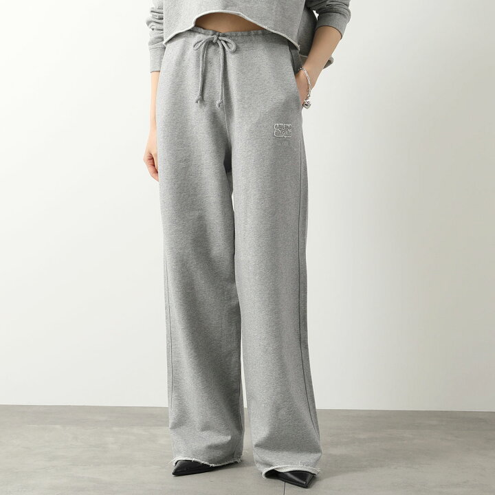 楽天市場】GANNI ガニー スウェットパンツ Light Isoli Wide Leg pants  