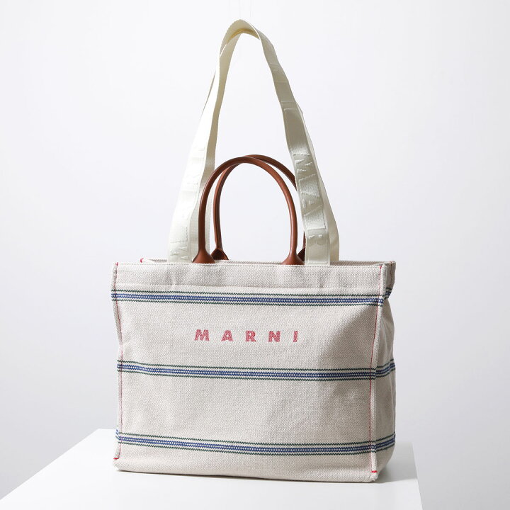 楽天市場】MARNI マルニ トートバッグ East/West ミディアム 
