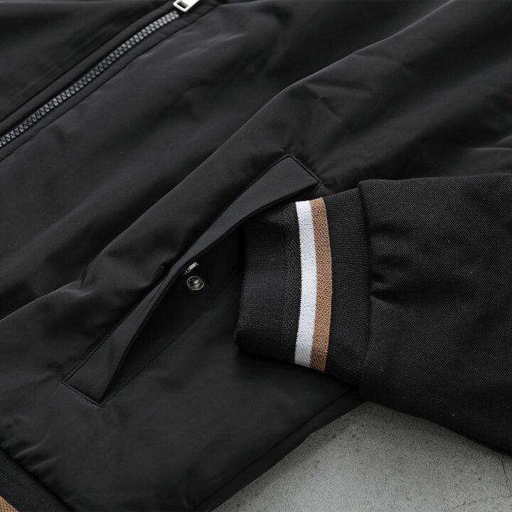 楽天市場】HUGO BOSS ヒューゴボス 中綿ジャケット BLACK 50505792 