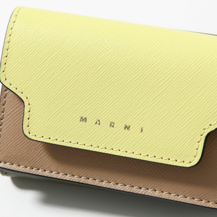 楽天市場】MARNI マルニ 三つ折り財布 PFMOW02U23 LV520 レディース 