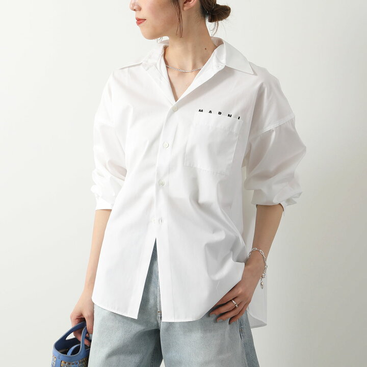 楽天市場】MARNI マルニ 長袖 シャツ CUMU0061P2 USCT88 レディース 