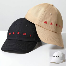 MARNI マルニ ベースボールキャップ CLZC0108S0 UTC311 レディース ロゴ刺繍 コットン 帽子 カラー3色【po_sannn】