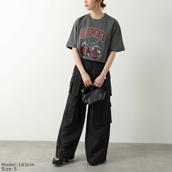 楽天市場】GANNI ガニー 半袖 Tシャツ Future Heavy Cocktail Cherry  