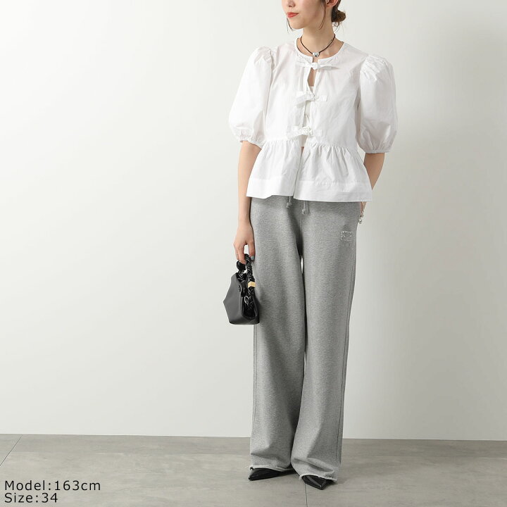 楽天市場】GANNI ガニー ブラウス Cotton Poplin Peplum Blouse F7364 