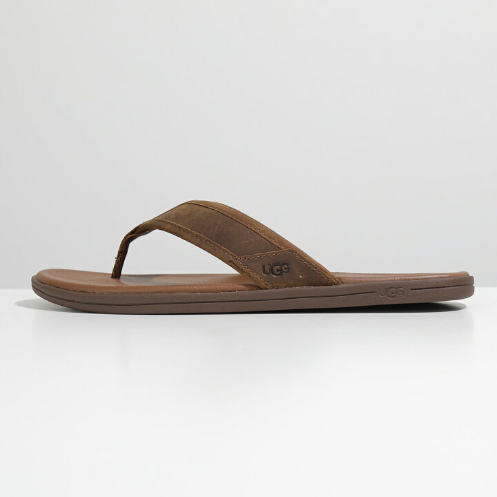 楽天市場】UGG アグ サンダル SEASIDE FLIP LEATHER 1102690 メンズ 
